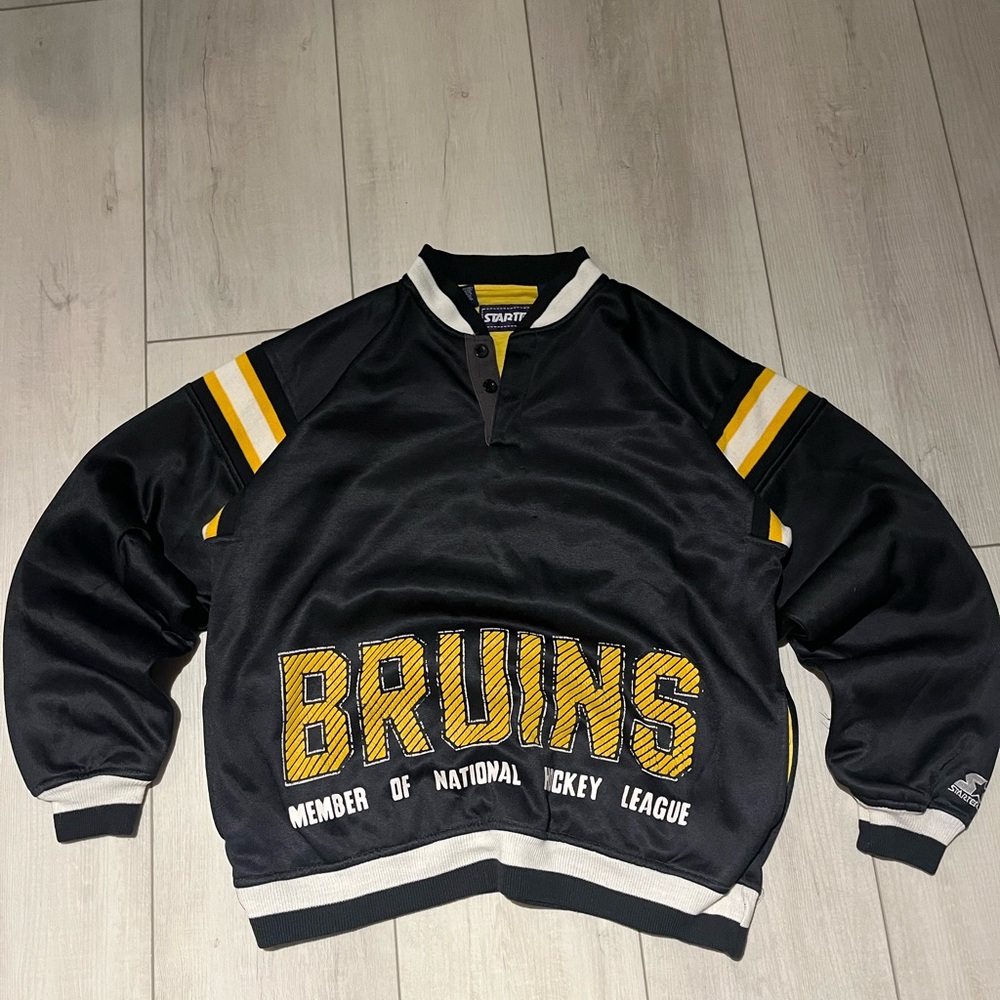 Vintage Bruins Starter Jersey Sweater